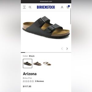 NWT Birkenstock Arizona sandals